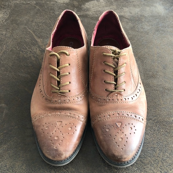 CITYGATE -6- Lovely Lace-up Oxfords with deep fuchsia lining - Picture 2 of 8